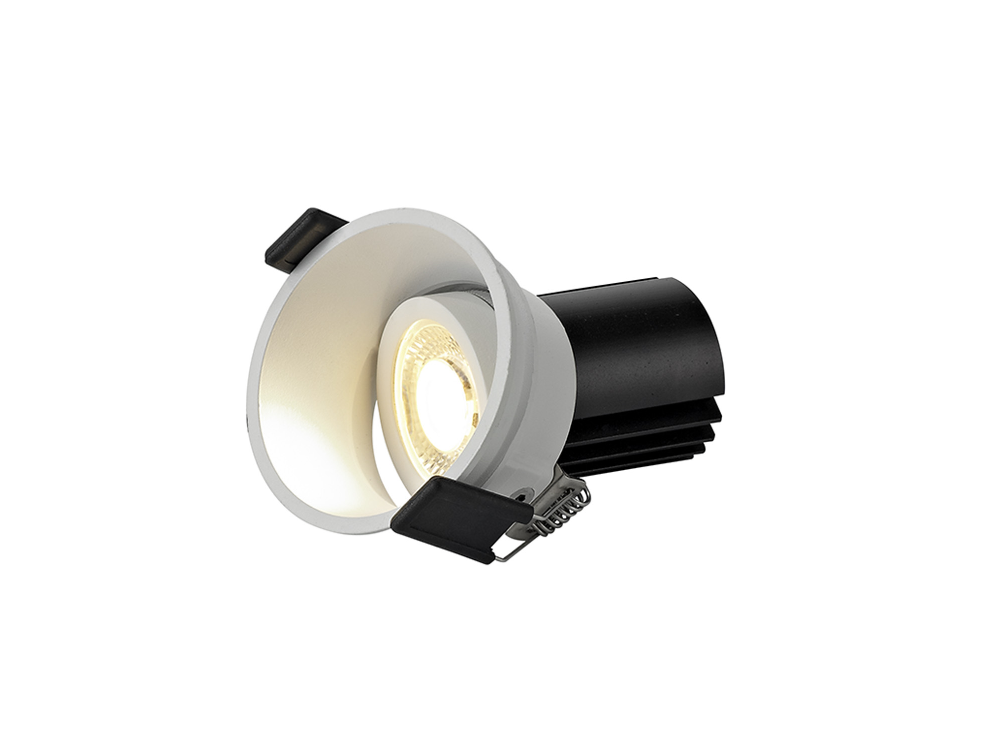 DM201720  Bania A 12 Powered by Tridonic  12W 2700K 1200lm 12° CRI>90 LED Engine, 350mA White Adjustable Recessed Spotlight, IP20